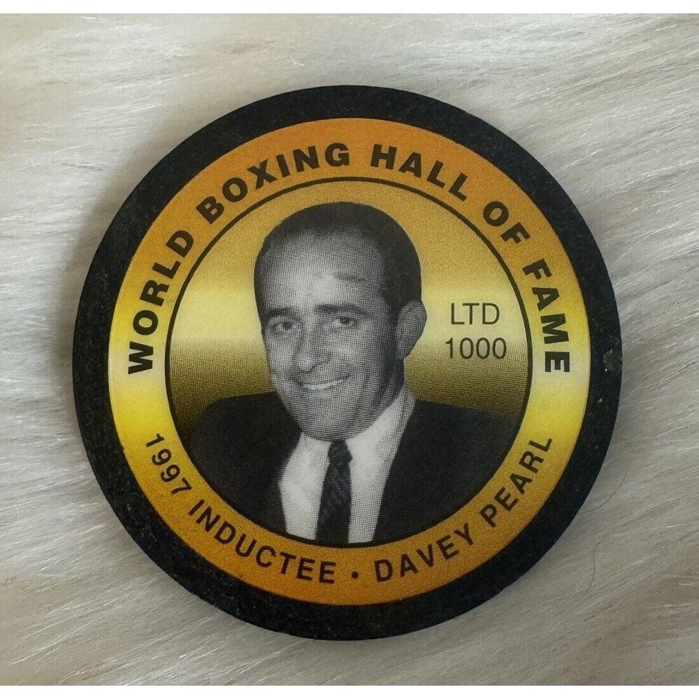 1997 Inductee Davey Pearl World Boxing Hall of Fame Chip Award